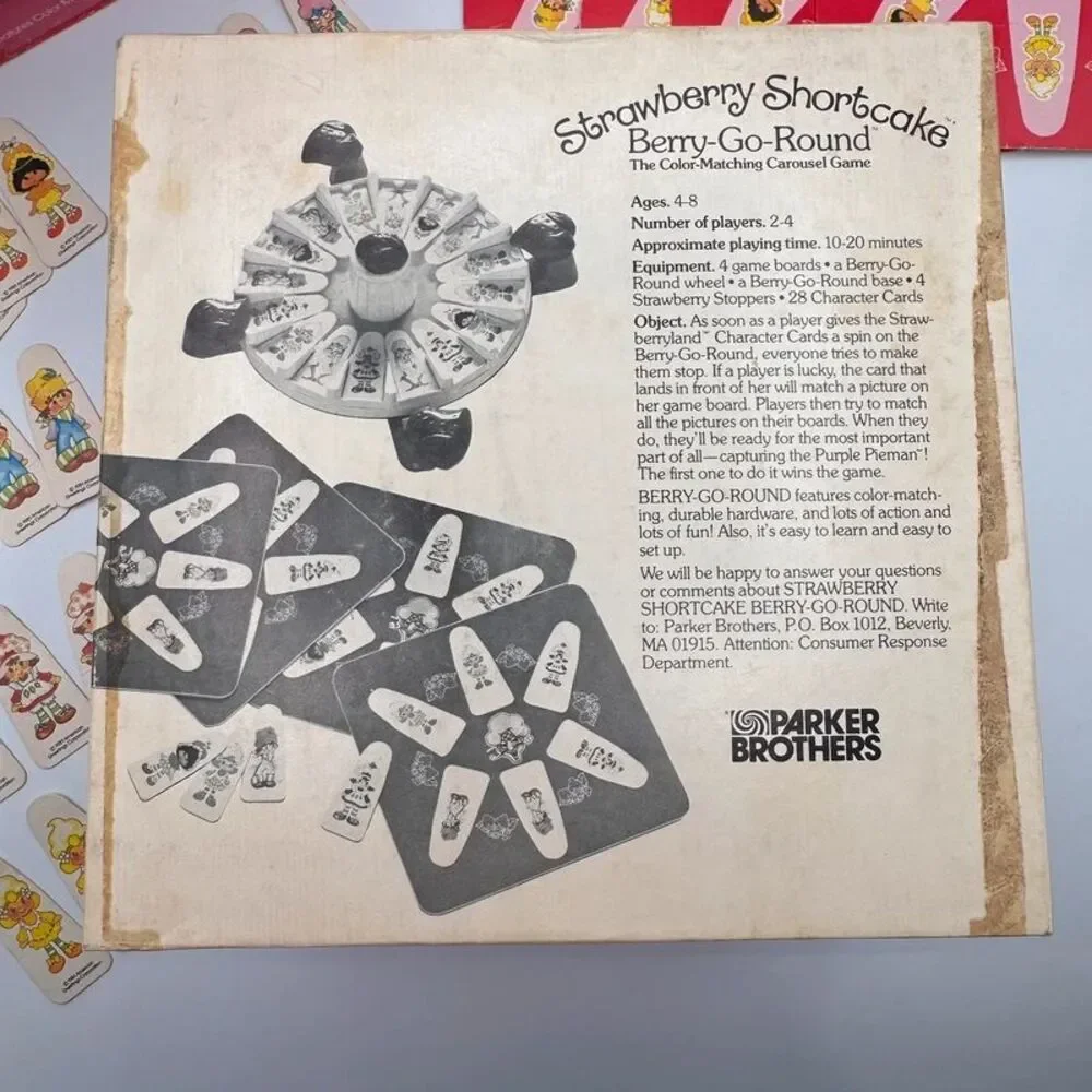 Parker Brothers 1981 strawberry